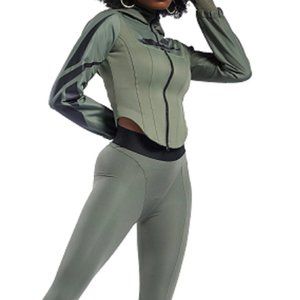 Reebok Classic WOMENS CARDI CORSET HOODIE Size 2xs HA2705